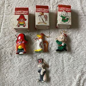 Vintage Looney Tunes Christmas Ornament 1978 Foghorn Leghorn Elmer Bugs Bunny Lo